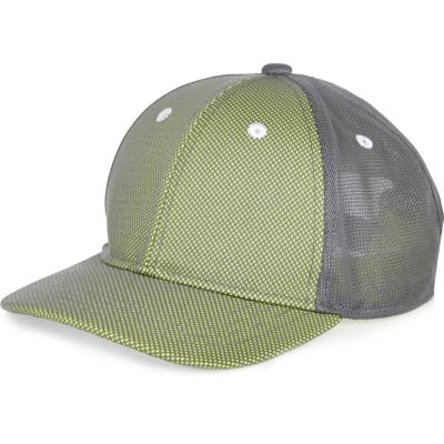 Boys grey green mesh cap